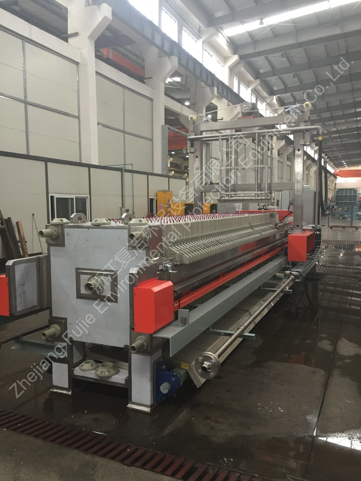 Filtre-presse automatique de lavage de tissu
