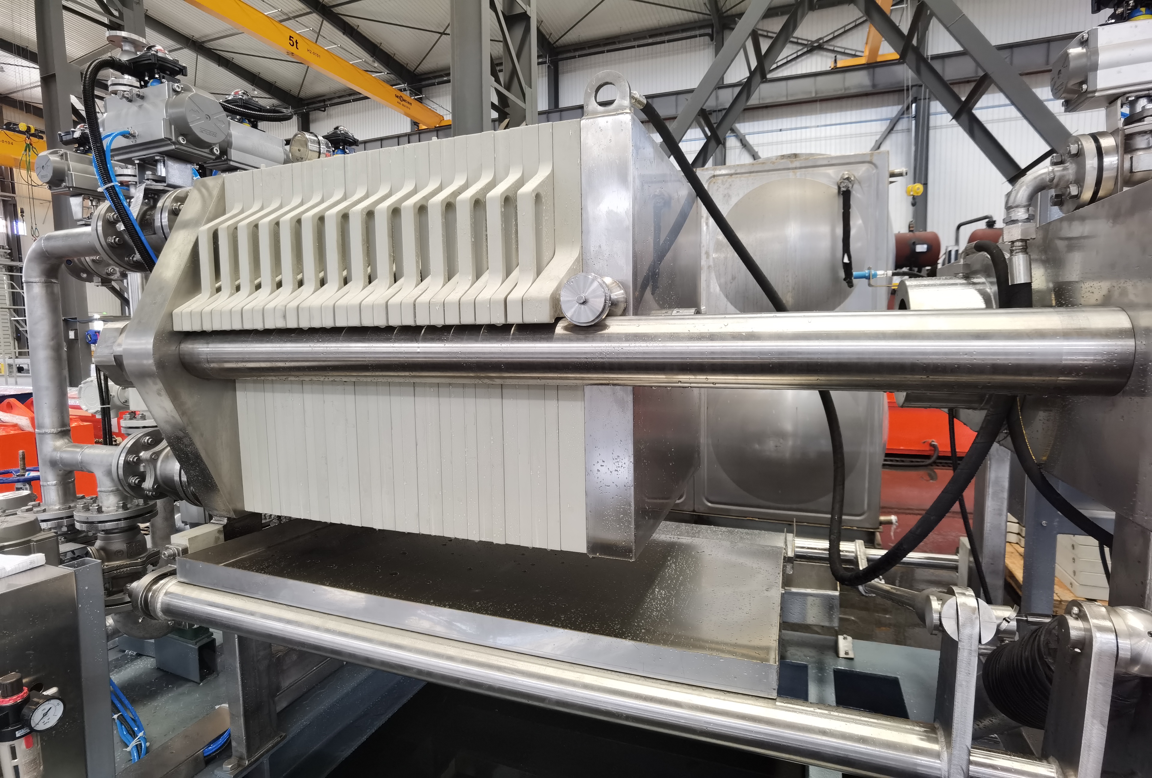 Filtre en acier inoxydable presser pour filtration du métal précieux 