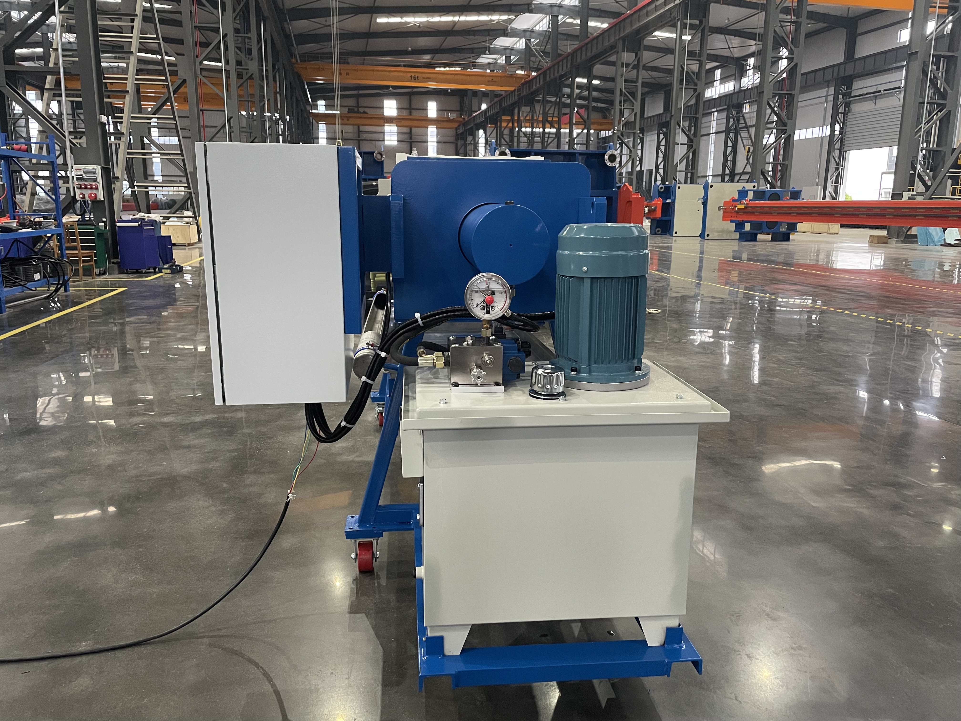 Plaque et filtre à cadre Appuyez sur un décharge de filtrat ouvert