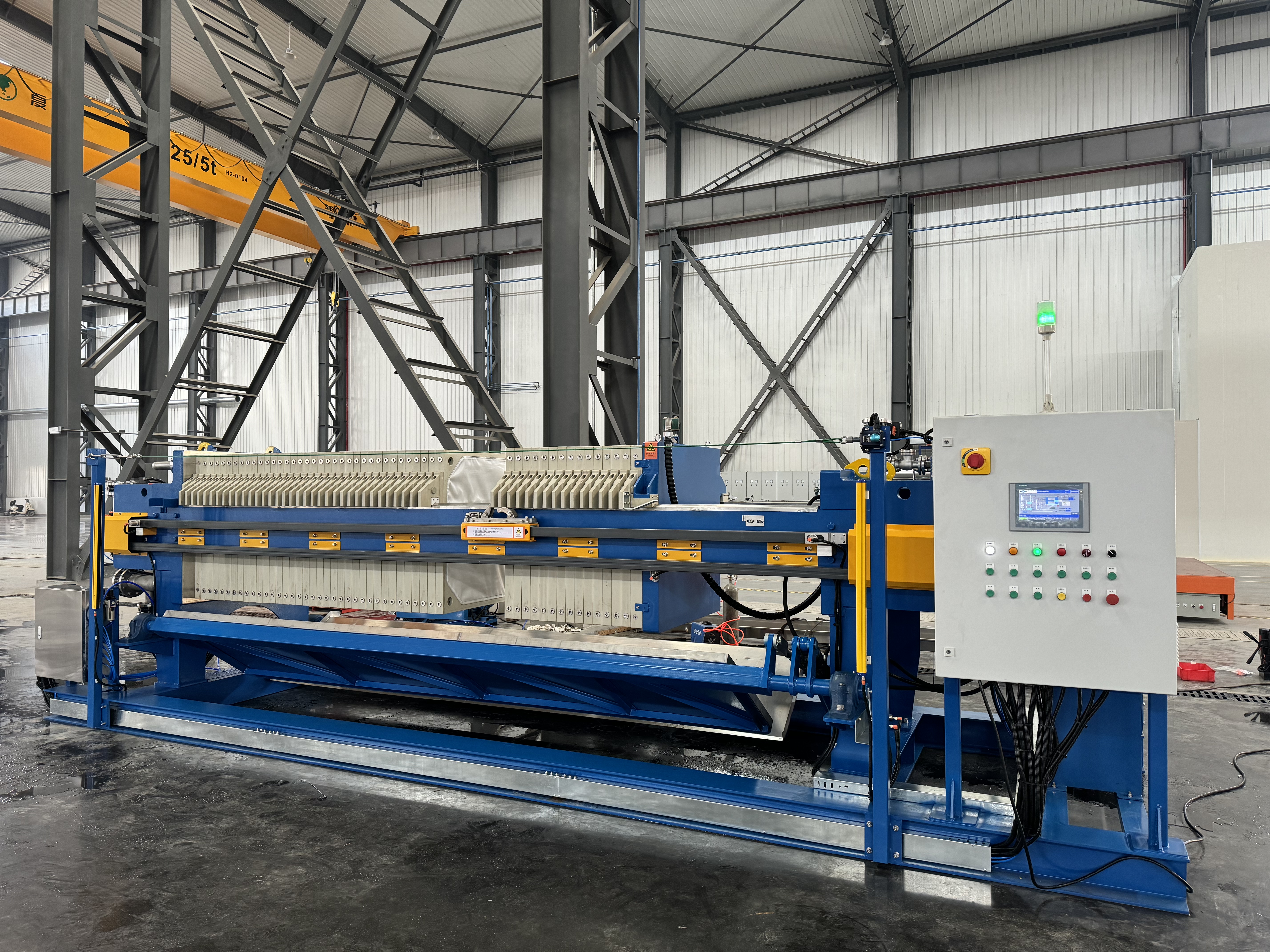 Press de filtre CGR avec un périphérique de plateau à goutte automatique